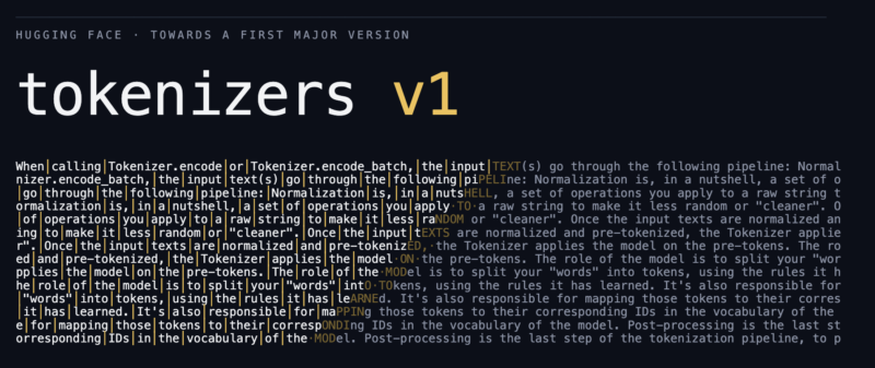 tokenizers v1：编码、解码与多核扩展，性能提升来自哪里-未完纪