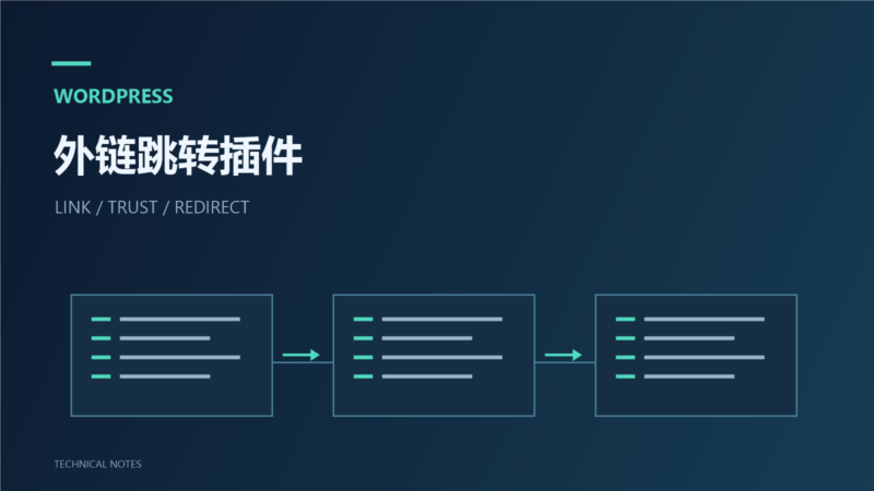 WordPress 外链跳转插件:白名单与提示页面配置-未完纪
