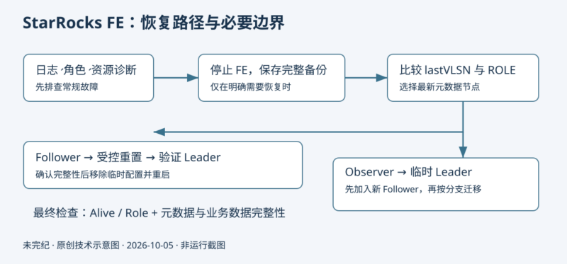 诊断 StarRocks FE 故障并从备份恢复元数据-未完纪